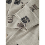 Name It Nacreous Cloud Forest Animals Nbmwang Uld Rib Long Johns Aop