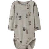 Name It Nacreous Cloud Forest Animals Nbmwang Uld Rib Ls Body Aop