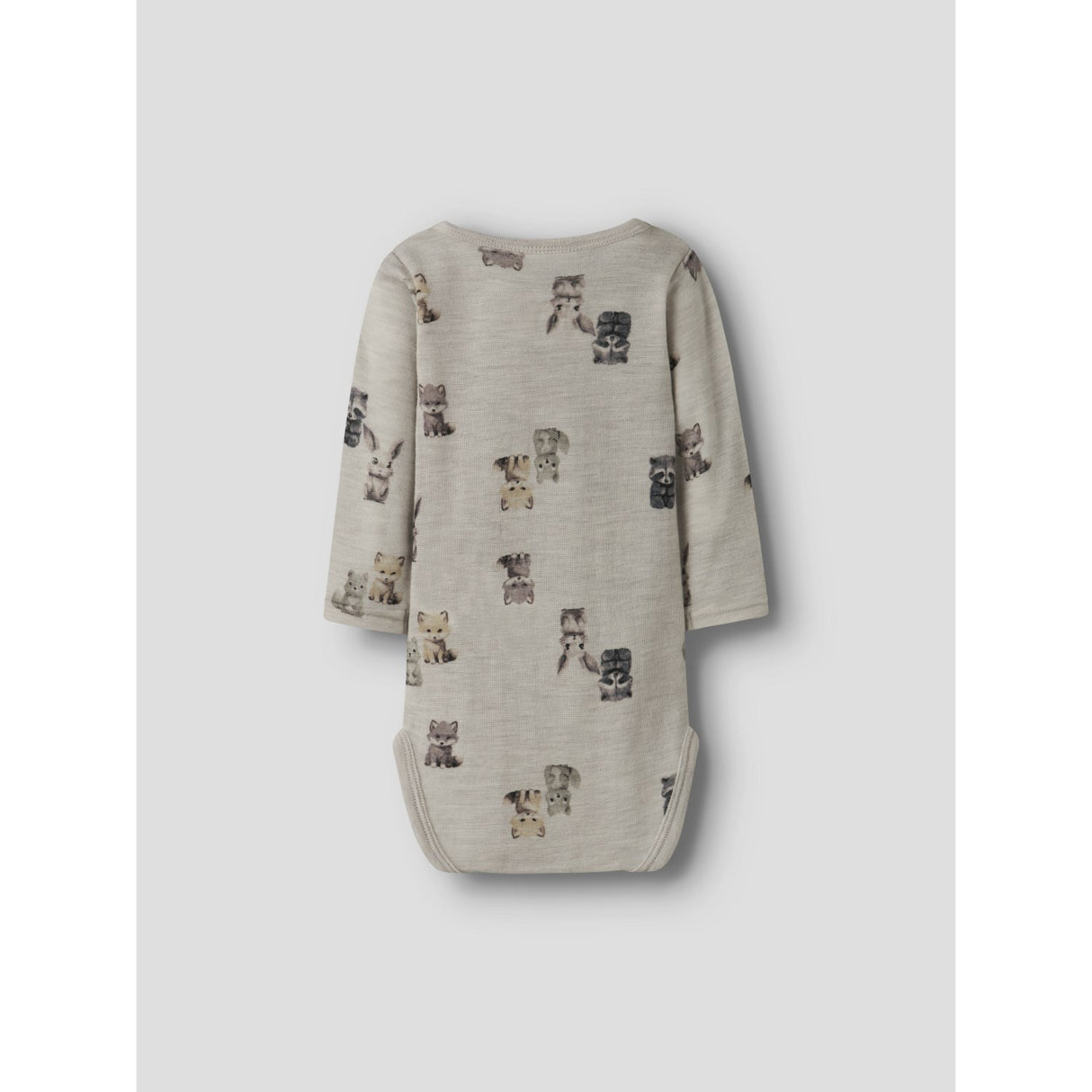 Name It Nacreous Cloud Forest Animals Nbmwang Uld Rib Ls Body Aop