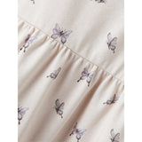 Lil'Atelier Peach Blush Butterfly Gayo San Strop Kjole