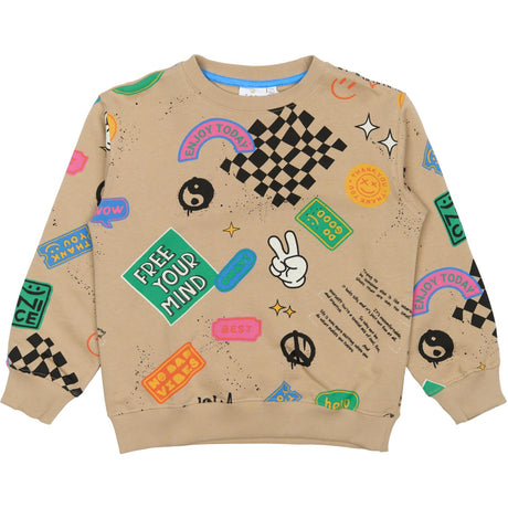 The New Humus AOP Peter Oversize Sweatshirt