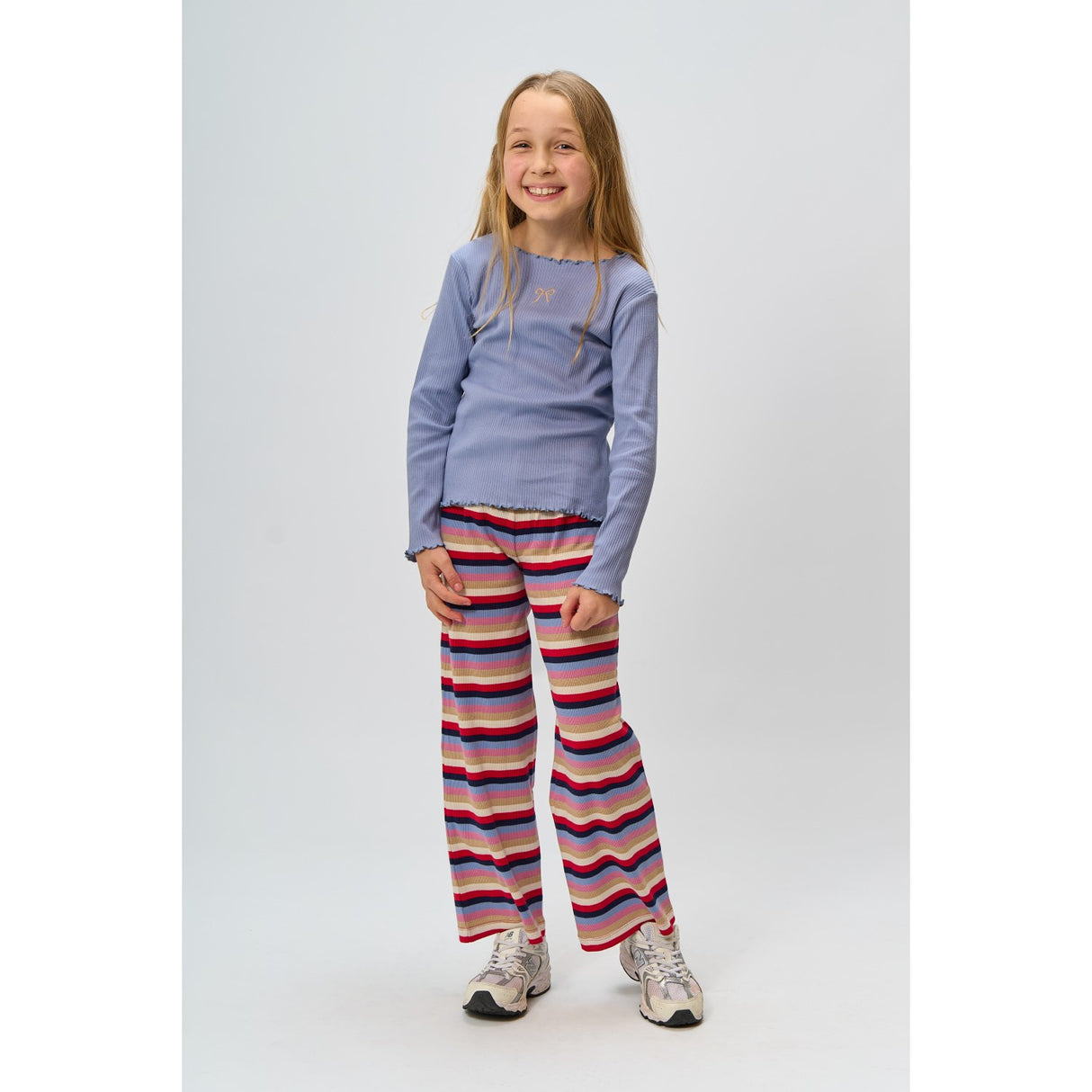 The New Multi Striped Rosie Wide Rib Bukser