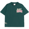 The New Deep Teal Regan Oversize S_S Tee