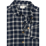 The New Navy Blazer Check Ronan Oversize L_S Flannel Skjorte