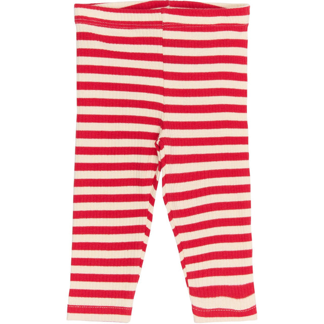 THE NEW Siblings Ski Patrol Striped Fro Rib Leggings