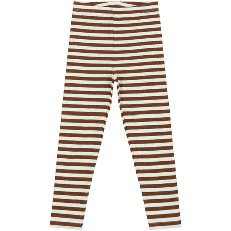 THE NEW Siblings Toffee Striped Fro Rib Leggings