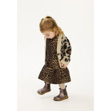 THE NEW Siblings Feather Gray AOP Paloma S_L Denim Kjole