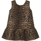 THE NEW Siblings Feather Gray AOP Paloma S_L Denim Kjole