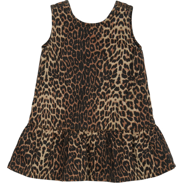 THE NEW Siblings Feather Gray AOP Paloma S_L Denim Kjole