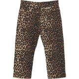 THE NEW Siblings Feather Gray AOP Paloma Straight Jeans