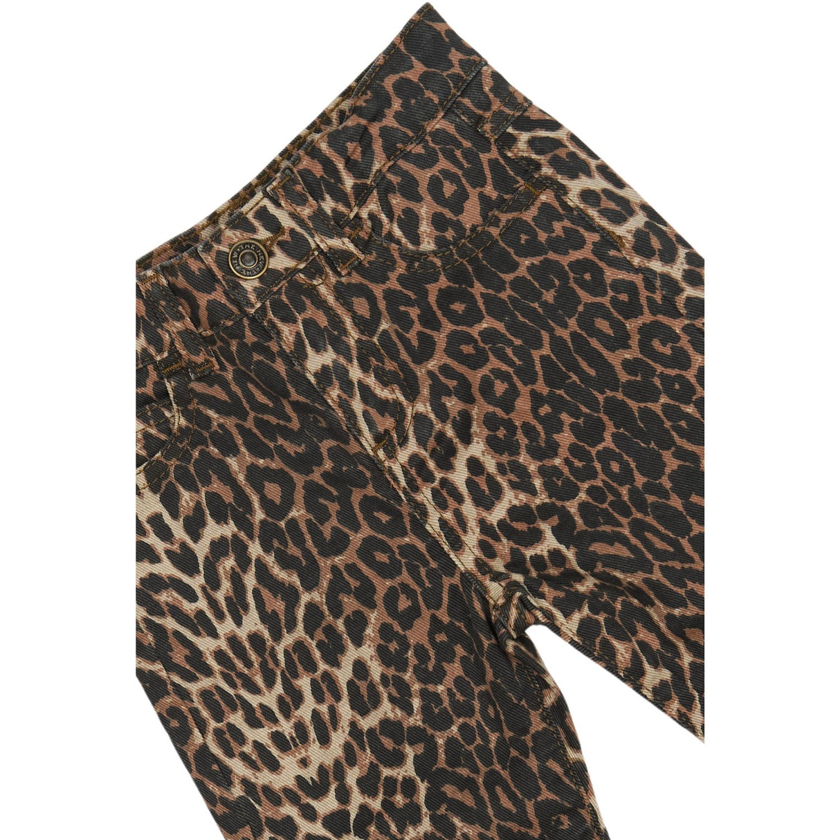 THE NEW Siblings Feather Gray AOP Paloma Straight Jeans