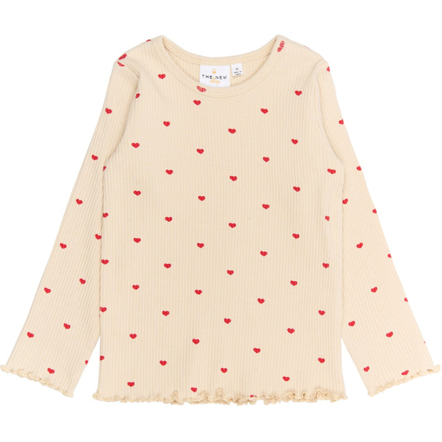 THE NEW Siblings Gardenia AOP Rhea L_S Rib Tee