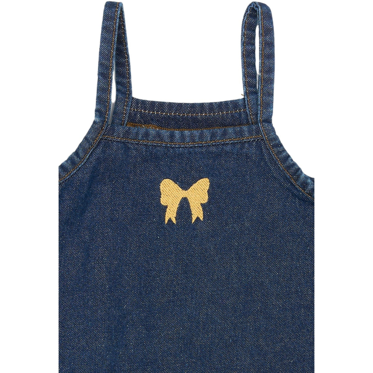 THE NEW Siblings Medium Blue Denim Raya Strop Denim Kjole