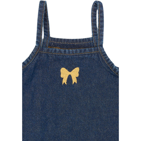 THE NEW Siblings Medium Blue Denim Raya Strop Denim Kjole