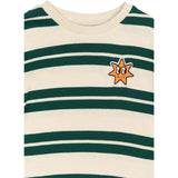 THE NEW Siblings Deep Teal Striped Robbie Strik Sweatshirt