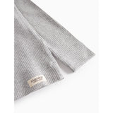 MarMar Modal Melange Light Grey Melange Plain Bluse