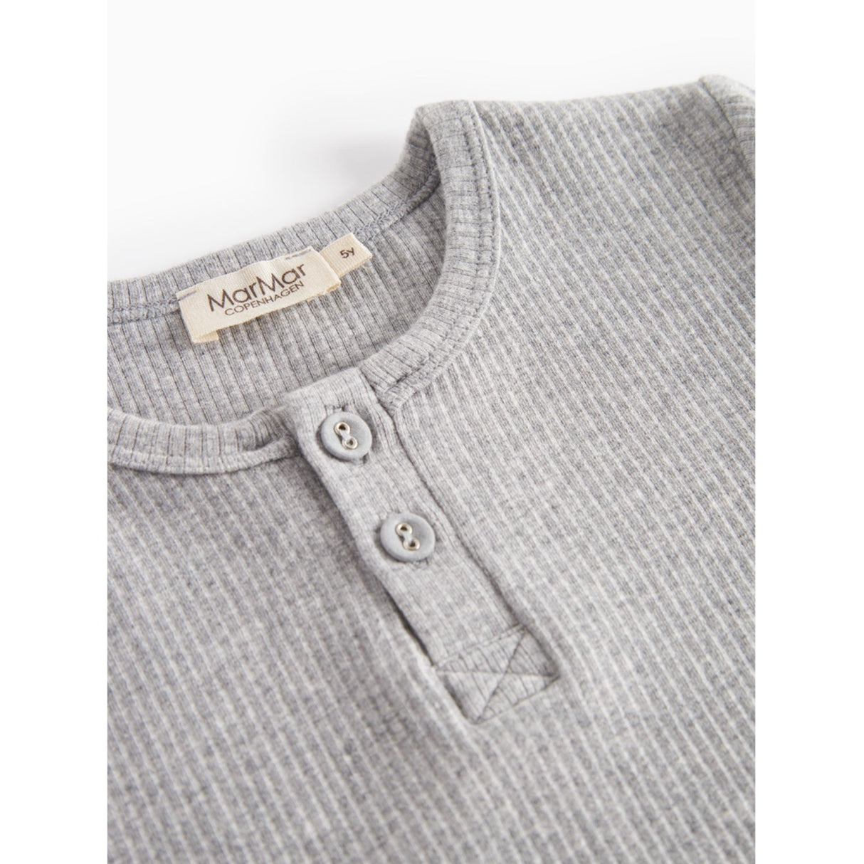 MarMar Modal Melange Light Grey Melange Bluse