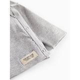 MarMar Modal New Born Light Grey Melange Tut Slå-Om LS Bluse