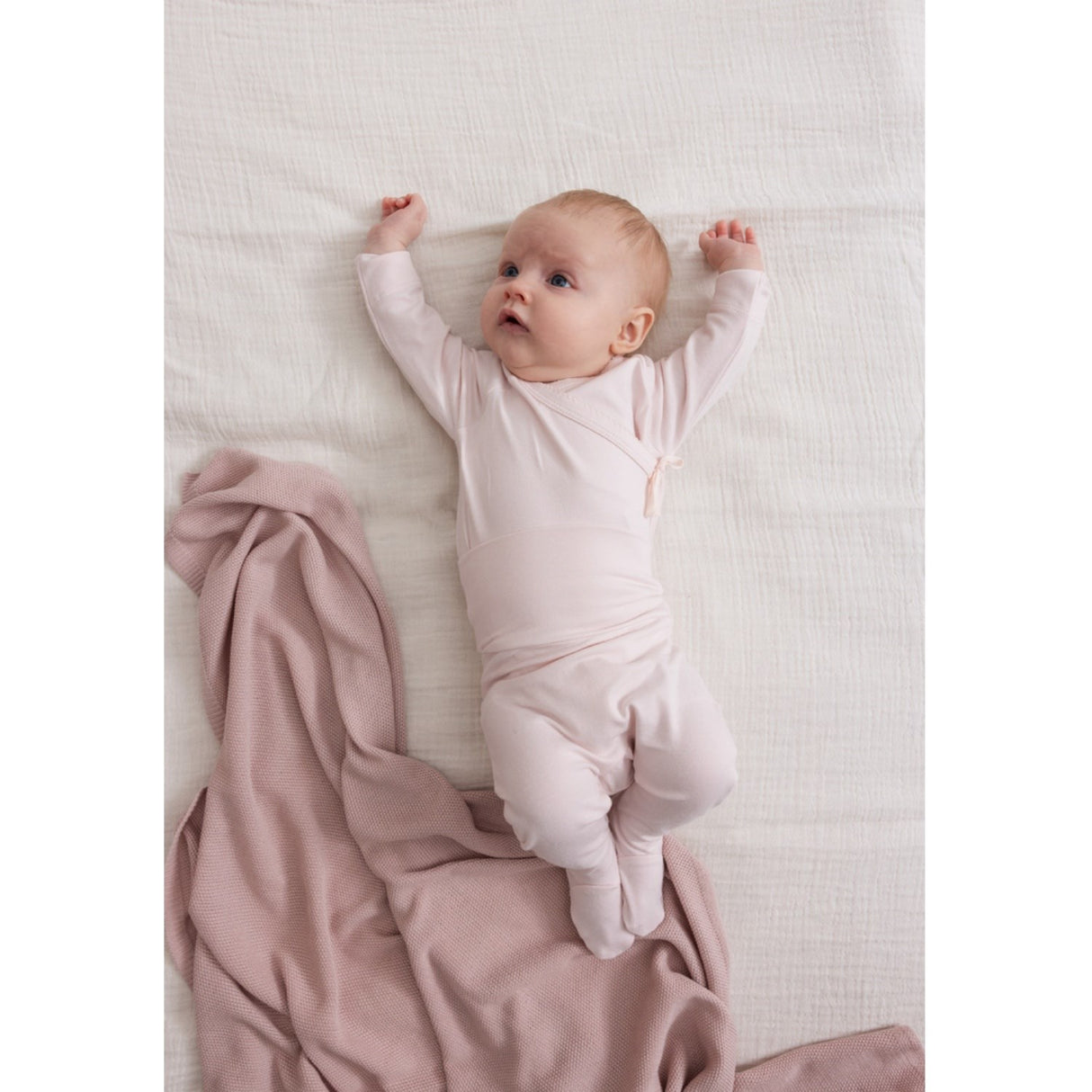 MarMar Modal New Born Rosa Tut Slå-Om LS Bluse