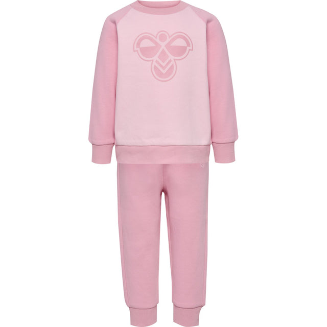 Hummel Pink Nectar Mini Reg Bumble Sweat Sæt