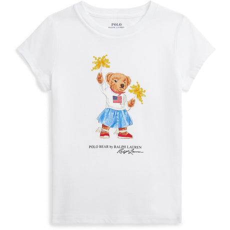 Polo Ralph Lauren White Sparkle Bjørn T-Shirt
