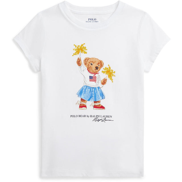 Polo Ralph Lauren White Sparkle Bjørn T-Shirt