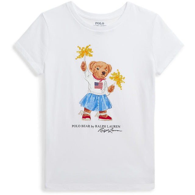 Polo Ralph Lauren White Sparkle Bjørn T-Shirt