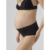 Mama;licious Black Mlheal Hw Lace Trusser 2-P Noos