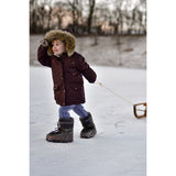 Mikk-Line French Roast Twill Nylon Girl Parca