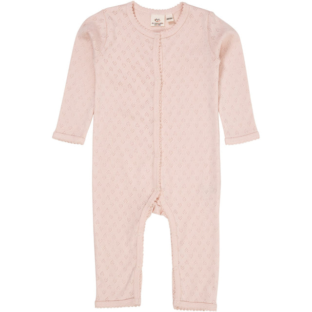 COPENHAGEN COLORS Dusty Rose Pointelle Heart Full Body