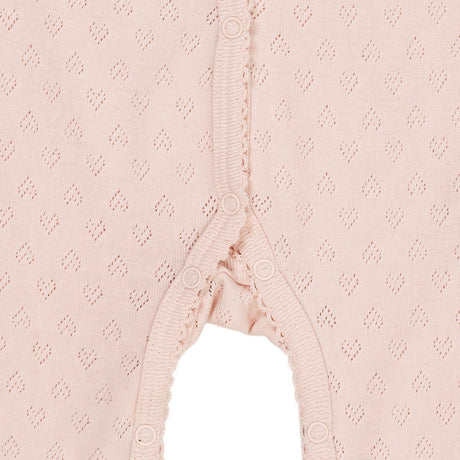 COPENHAGEN COLORS Dusty Rose Pointelle Heart Full Body