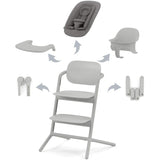 Cybex Suede Grey Lemo 4In1 Sæt