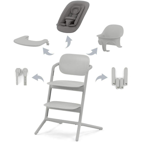 Cybex Suede Grey Lemo 4In1 Sæt