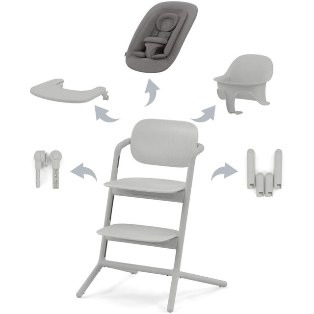 Cybex Suede Grey Lemo 4In1 Sæt