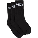 VANS Black Classic Crew Strømper 3-Pak