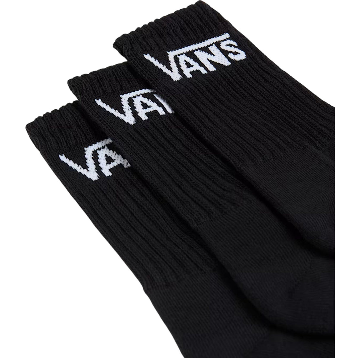 VANS Black Classic Crew Strømper 3-Pak