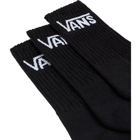 VANS Black Classic Crew Strømper 3-Pak