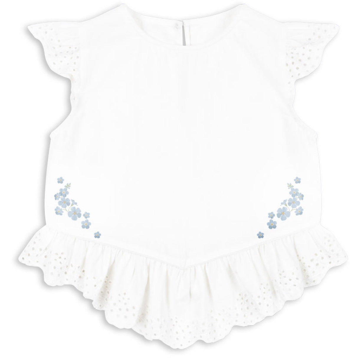 Konges Sløjd Optic White RHW X KS Fiori Top GOTS