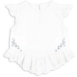 Konges Sløjd Optic White RHW X KS Fiori Top GOTS