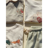 Konges Sløjd Terra Stripe RHW X KS Gameon Tee GOTS