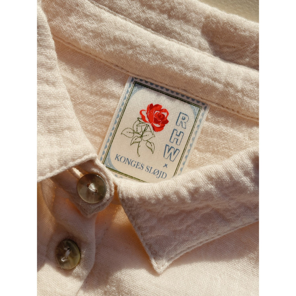 Konges Sløjd Mother Of Pearl RHW X KS Bella Skjorte GOTS