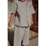 Konges Sløjd Stripe Bluie RHW X KS Duo Skjorte GOTS