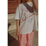 Konges Sløjd Peach Blossom Check RHW X KS Bella Bukser GOTS