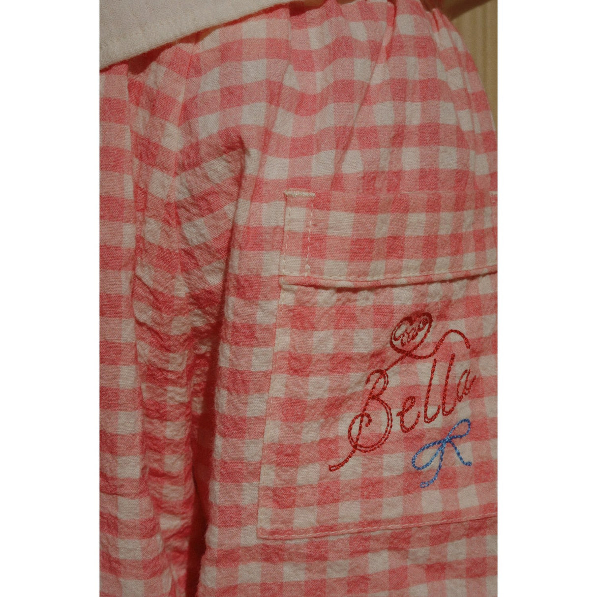 Konges Sløjd Peach Blossom Check RHW X KS Bella Bukser GOTS