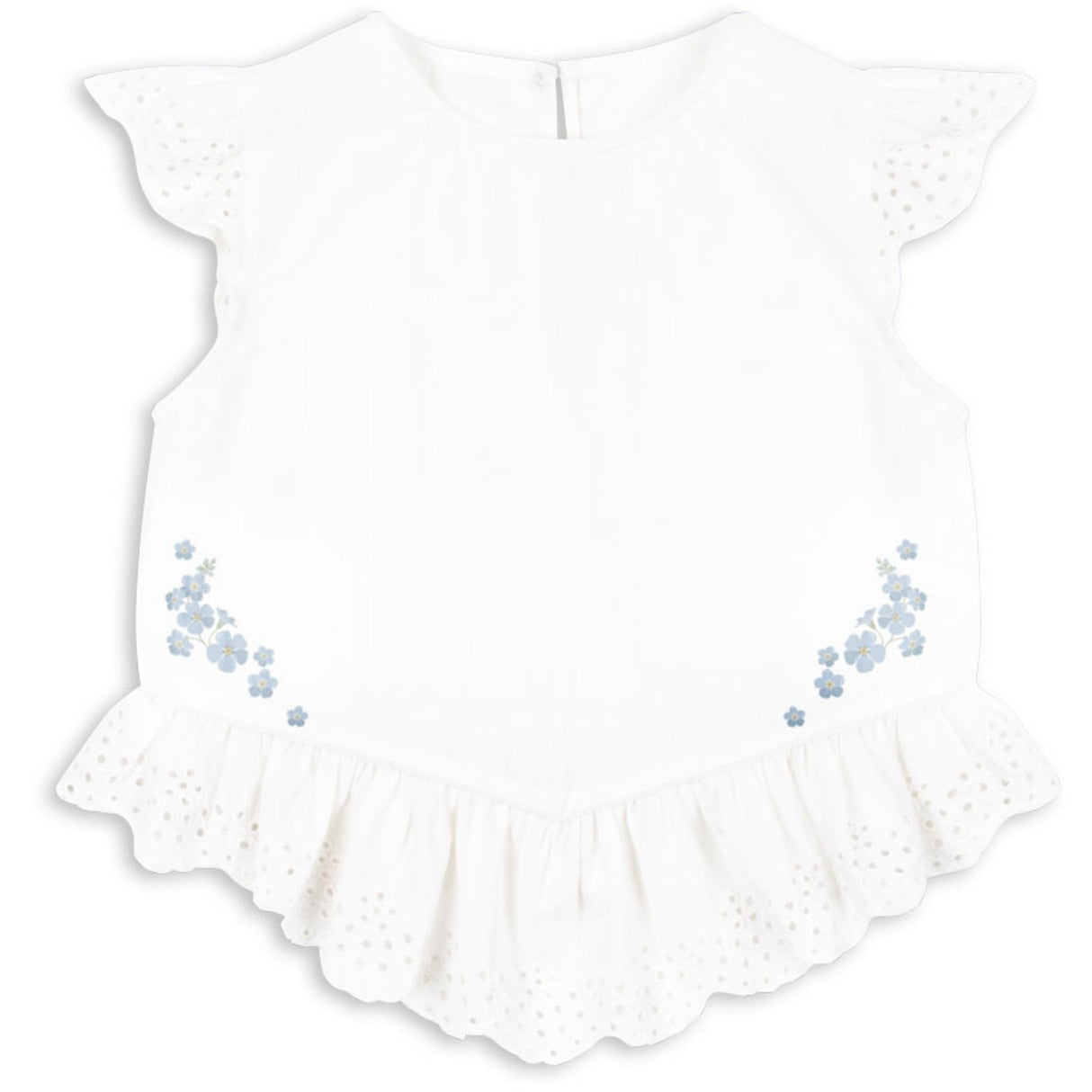 Konges Sløjd Optic White RHW X KS Fiori Top GOTS