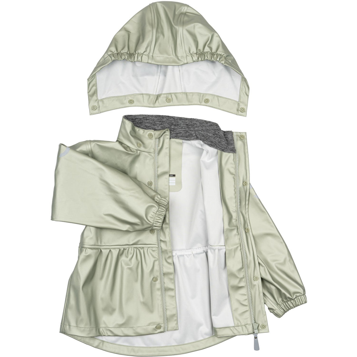 Mikk-Line Green Bay PU Metallic Regnsæt Med Seler/104