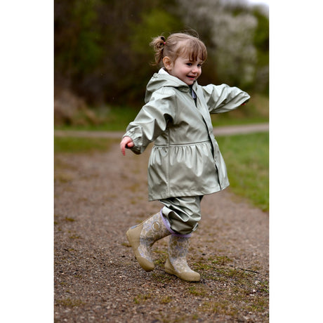 Mikk-Line Green Bay PU Metallic Regnsæt Med Seler/104