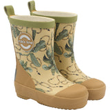 Mikk-Line Gray Green Printed Gummistøvler