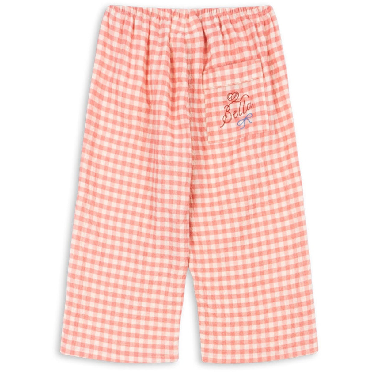 Konges Sløjd Peach Blossom Check RHW X KS Bella Bukser GOTS
