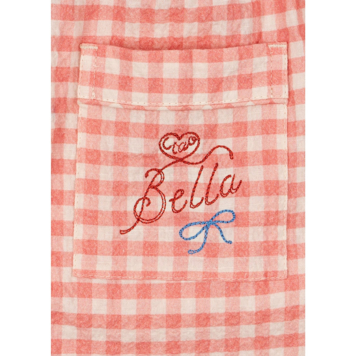 Konges Sløjd Peach Blossom Check RHW X KS Bella Bukser GOTS